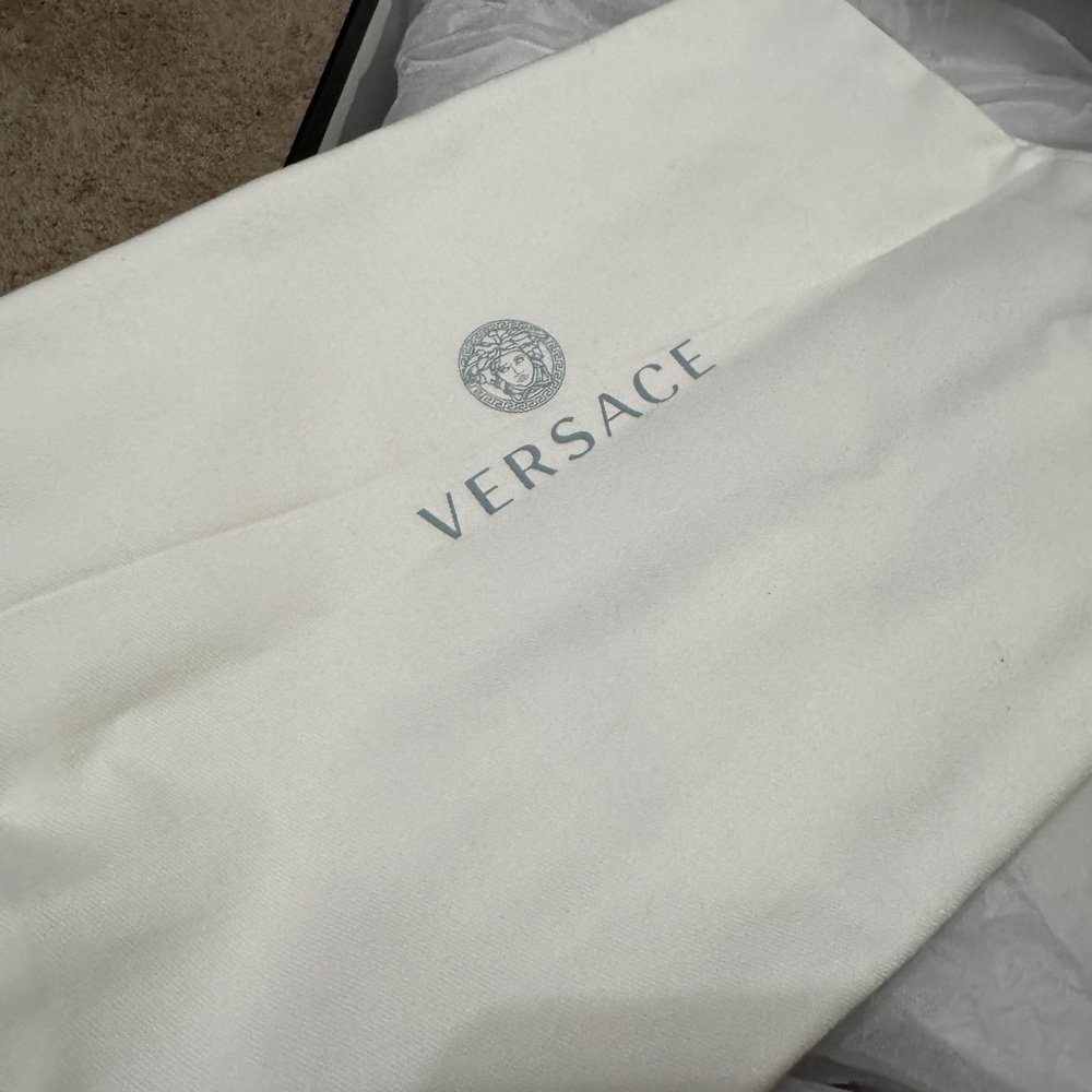 Versace Multicolor Patterned Sneakers Authentic - Picture 4 of 5